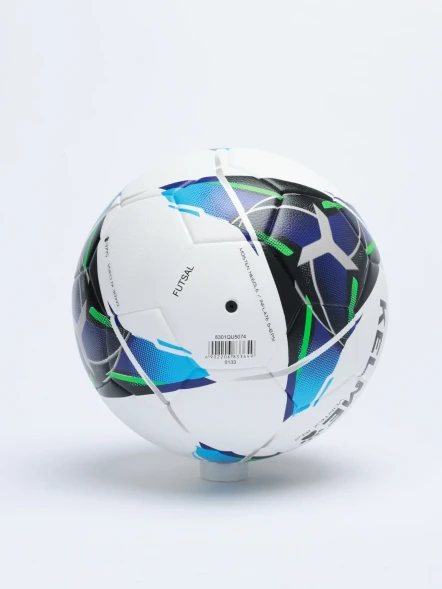 Мяч KELME Indoor Low Bounce Football (Thermal Bonding) (White/Blue)