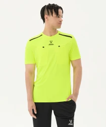 Футболка судейская JOGEL DIVISION PerFormDRY Referee Tee, желтый неон