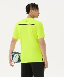 Футболка судейская JOGEL DIVISION PerFormDRY Referee Tee, желтый неон