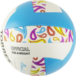 Мяч для пляжного волейбола TORRES Beach Sand Blue, V32095B