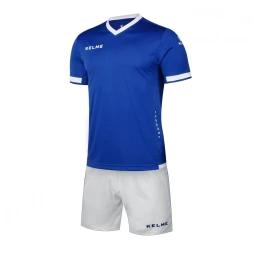Футбольная форма KELME Short Sleeve Football Set (Blue/White)