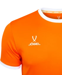 Футболка футбольная JOGEL CAMP Origin, оранжевый/белый, детский