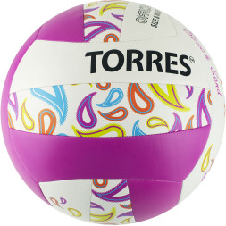 Мяч для пляжного волейбола TORRES Beach Sand Pink, V32085B