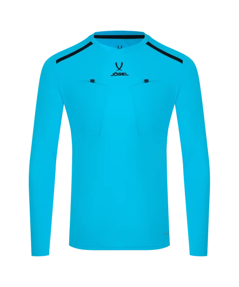 Футболка судейская с длинным рукавом JOGEL DIVISION PerFormDRY Referee LS Tee, голубой