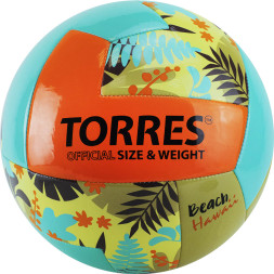Мяч для пляжного волейбола TORRES Hawaii, V32075B