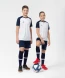 Футболка игровая JOGEL CAMP Reglan Jersey, белый/темно-синий, детский