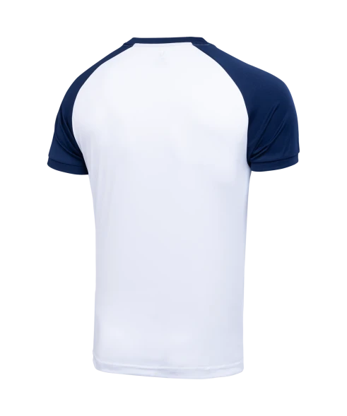 Футболка игровая JOGEL CAMP Reglan Jersey, белый/темно-синий, детский