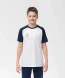 Футболка игровая JOGEL CAMP Reglan Jersey, белый/темно-синий, детский