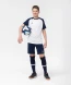 Футболка игровая JOGEL CAMP Reglan Jersey, белый/темно-синий, детский