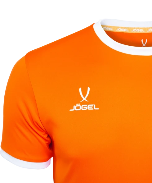 Футболка футбольная JOGEL CAMP Origin, оранжевый/белый