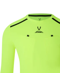 Футболка судейская с длинным рукавом JOGEL DIVISION PerFormDRY Referee LS Tee, желтый неон