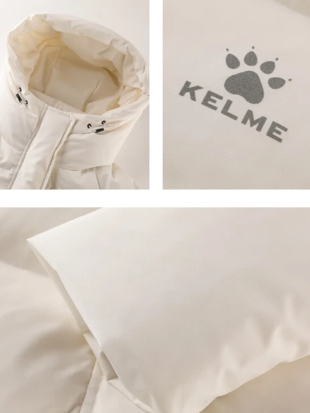 Пуховик KELME Women's Short Down Jacket Beige
