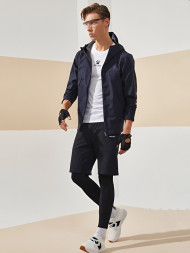 Ветровка KELME Woven Hooded Jacket Dark Blue