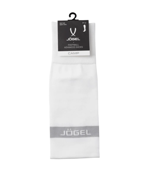 Гетры футбольные JOGEL CAMP ADVANCED SOCKS 00, белый/серый