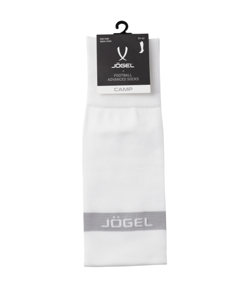 Гетры футбольные JOGEL CAMP ADVANCED SOCKS 00, белый/серый