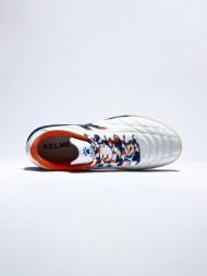 Футзалки KELME Men's Soccer Shoes (IN) (White/Light Blue)