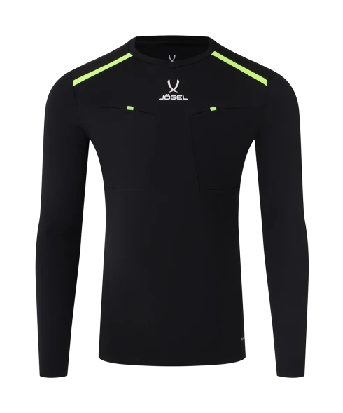 Футболка судейская с длинным рукавом JOGEL DIVISION PerFormDRY Referee LS Tee, черный