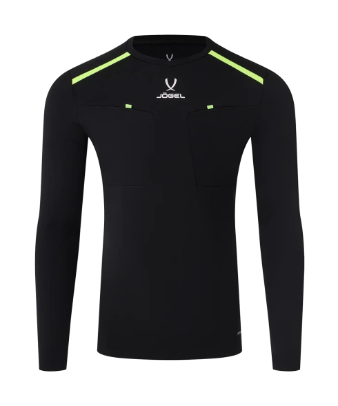 Футболка судейская с длинным рукавом JOGEL DIVISION PerFormDRY Referee LS Tee, черный