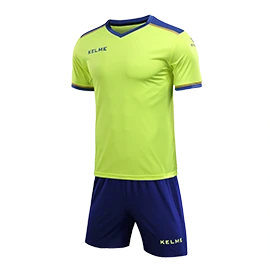 Детская футбольная форма KELME Football Suit (Yellow/Blue)