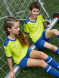 Детская футбольная форма KELME Football Suit (Yellow/Blue)