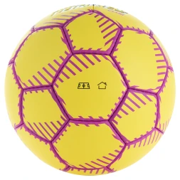 Мяч ганд. TORRES Club, H32433, р.3, ПУ, 5 подкл. слоев, руч. сшивка, желтый