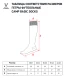 Гетры футбольные JOGEL CAMP BASIC SOCKS 00, белый/серый/серый