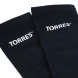 Щитки футбольные TORRES Pro, FS2308L, р.L, без голеностопа, без заст., эласт.чулок, черно-бирюзовый