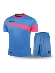 Футбольная форма KELME Short Sleeve Football Set Light Blue