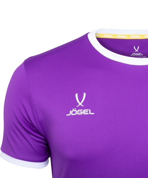 Футболка футбольная JOGEL CAMP Origin, фиолетовый/белый