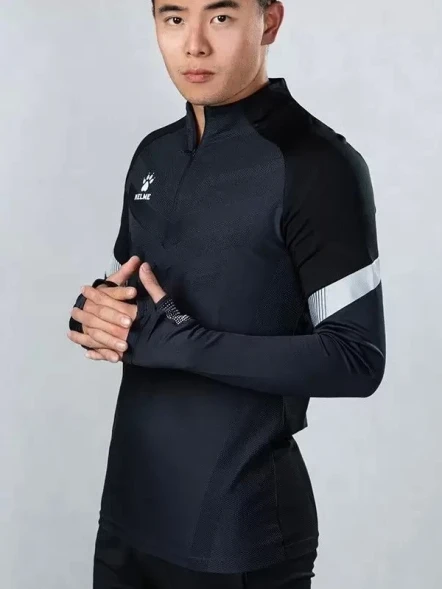 Олимпийка KELME Knitted Training Pullover Dark Grey