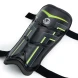 Щитки футбольные TORRES Training, FS2306L,р.L, без голеностопа, две заст. на лип, черно-салатовый