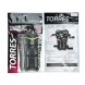 Щитки футбольные TORRES Training, FS2306L,р.L, без голеностопа, две заст. на лип, черно-салатовый