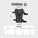Щитки футбольные TORRES Training, FS2306L,р.L, без голеностопа, две заст. на лип, черно-салатовый