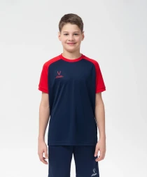 Футболка игровая JOGEL CAMP Reglan Jersey, темно-синий/красный, детский