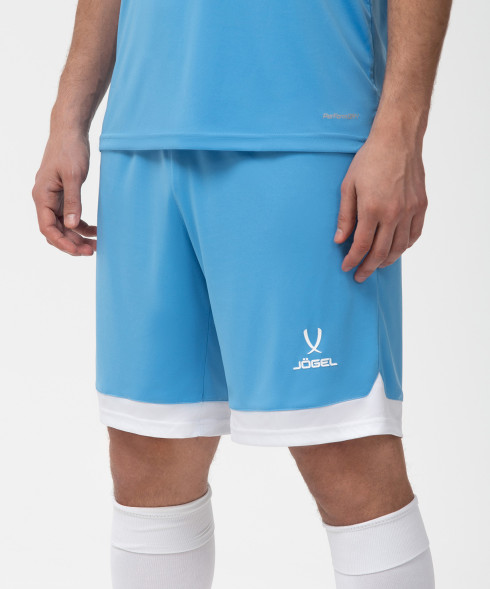 Шорты игровые JOGEL DIVISION PerFormDRY Union Shorts, голубой/белый/белый