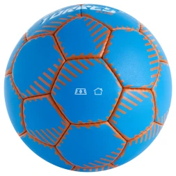 Мяч ганд. TORRES Club, H32443, р.3, ПУ, 5 подкл. слоев, руч. сшивка, синий