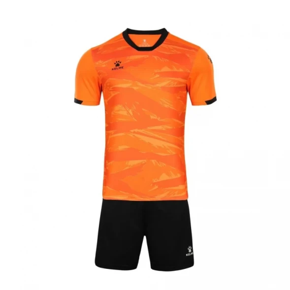 Футбольная форма KELME Short Sleeve Football Suit (Orange/Black)