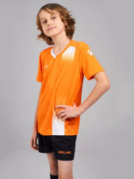 Детская футбольная форма KELME S/S Football Set Kid (Orange/Black)
