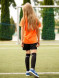 Детская футбольная форма KELME S/S Football Set Kid (Orange/Black)