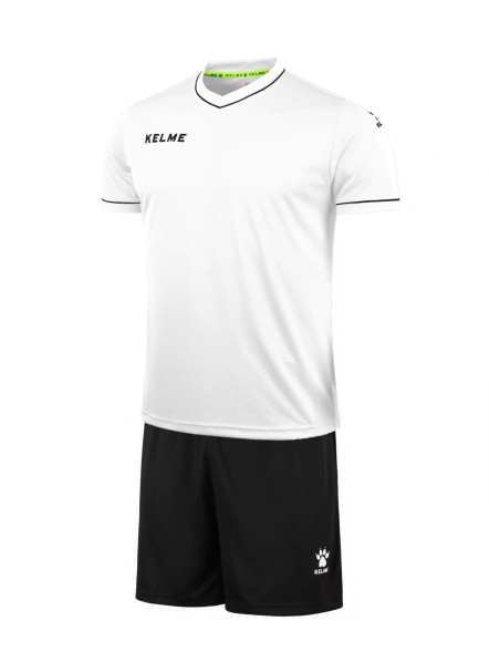 Футбольная форма KELME Short Sleeve Football Set (White/Black)