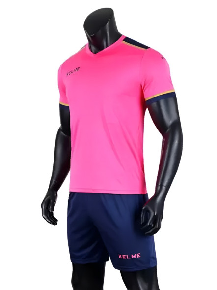 Футбольная форма KELME Football Suit (Pink/Dark Blue)
