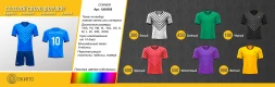 Футбольная форма ЭКИПО CORNER Синий цвет