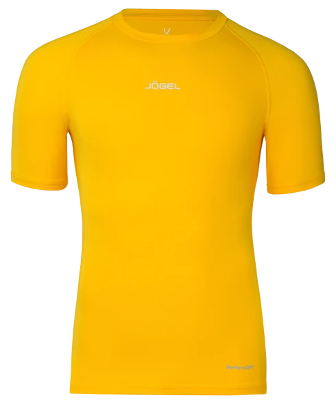 Футболка компрессионная с коротким рукавом JOGEL CAMP PerFormDRY Baselayer SS Tee, желтый