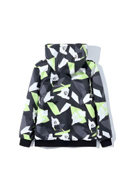 Детская толстовка KELME Boys Wear Jackets On Both Sides Grey/Black