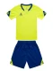 Детская футбольная форма KELME Short Sleeve Football Uniform (Citric/Blue)