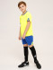 Детская футбольная форма KELME Short Sleeve Football Uniform (Citric/Blue)