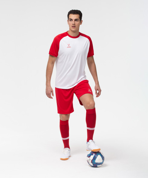 Футболка игровая JOGEL CAMP Reglan Jersey, белый/красный