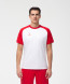 Футболка игровая JOGEL CAMP Reglan Jersey, белый/красный