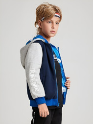 Детская толстовка KELME Boys Wear Jackets On Both Sides Blue