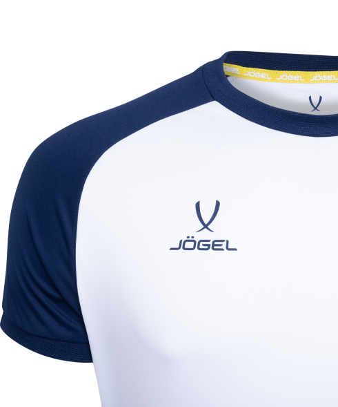 Футболка игровая JOGEL CAMP Reglan Jersey, белый/темно-синий